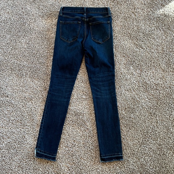 J Brand Maria skinny high rise release hem jeans size 25 - Picture 5 of 12